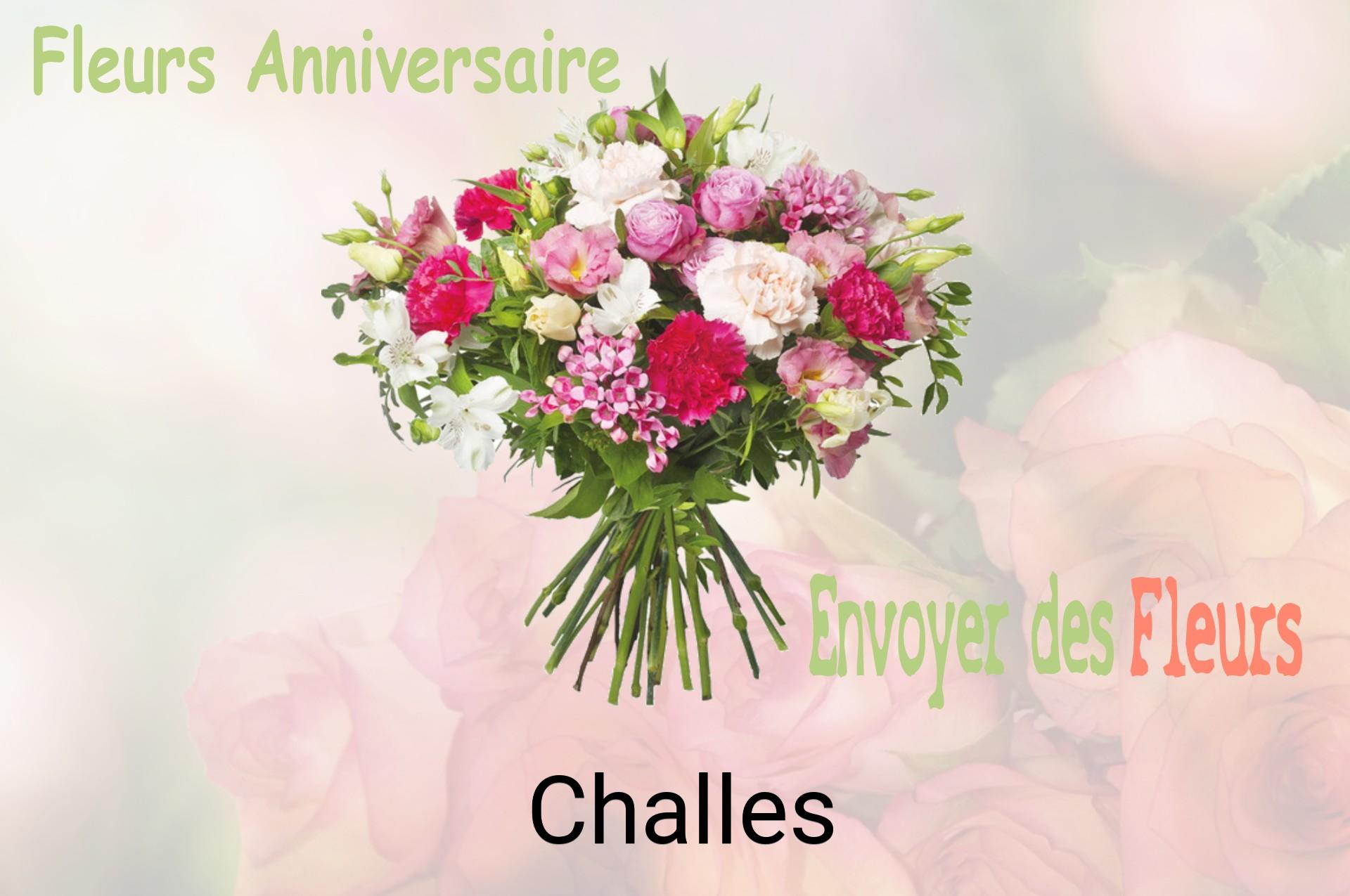 Bouquet de fleurs d’anniversaire livré à Challes